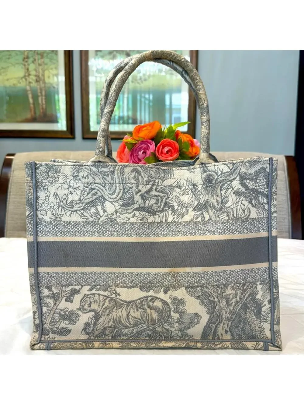Authentic Dior Oblique Book Tote bag
